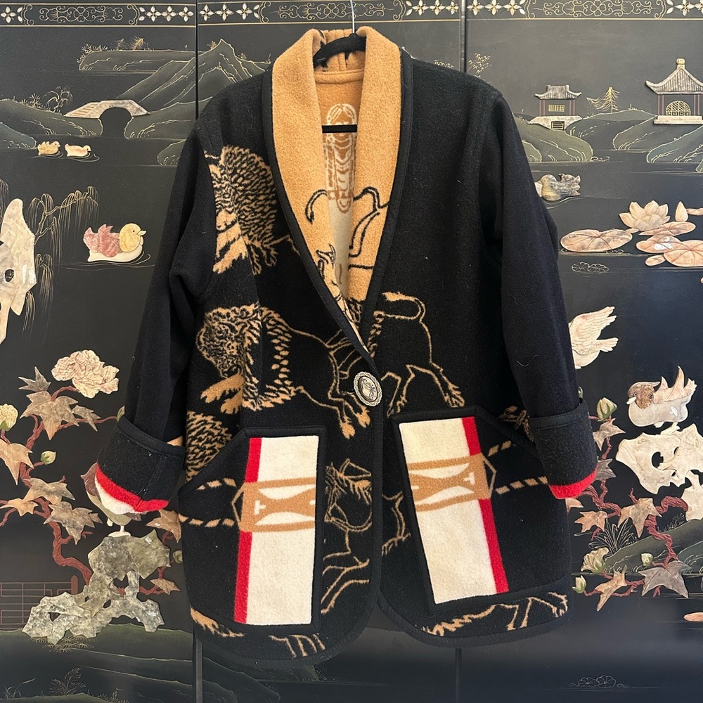 Rare Pendleton Wool Reversible Coat - image 1